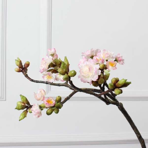 Các Cành Hoa Anh Đào Hoa Giả Hoa Lụa Guan Shan Sakura Với Trái Cây Hoa Hải Đường Bàn Ăn Đặt Hoa Giả Kiểu Mỹ Làng Quê Trang Trí