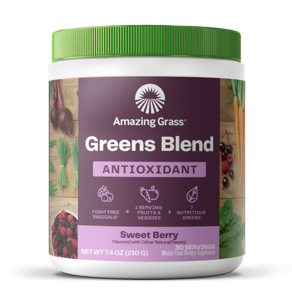 Bột siêu thực phẩm hữu cơ chống lão hoá Amazing grass Greens Blend Antioxidant