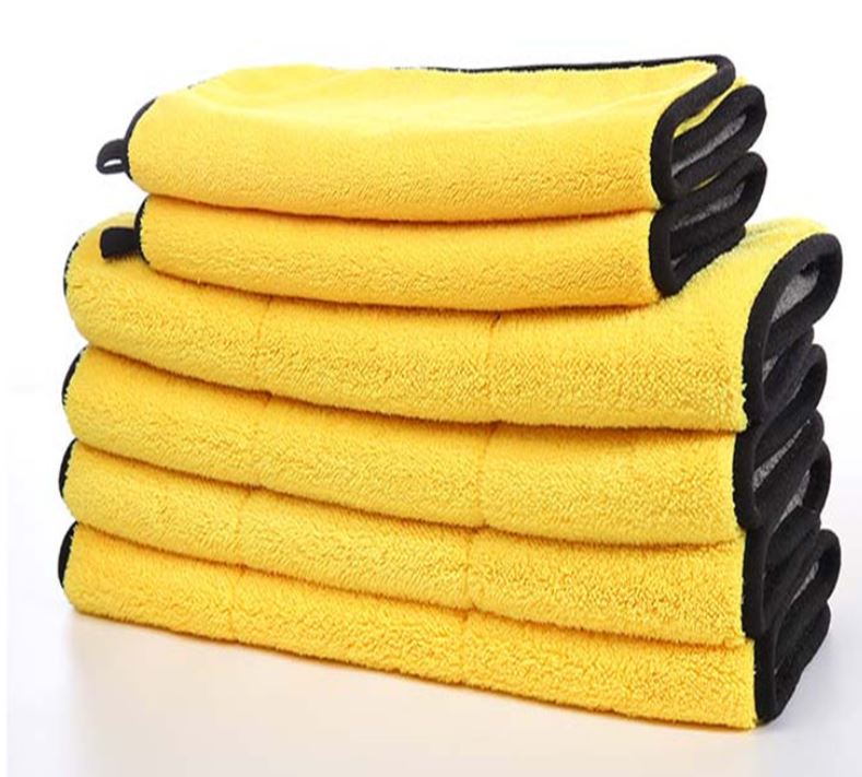 Khăn Lau Xe Ô Tô Loại To Khổ 60x30CM Microfiber Chuyên Dùng Đa Năng Siêu Thấm, Dày - Size Cỡ Đại Cao Cấp Chính Hãng Amalife
