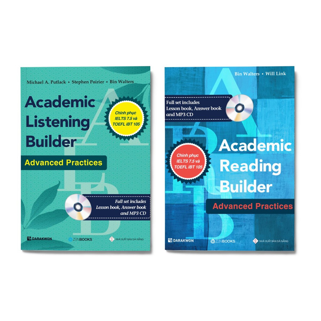 Bộ: Academic Listening Builder - Academic Reading Builder (Bộ 2 cuốn)