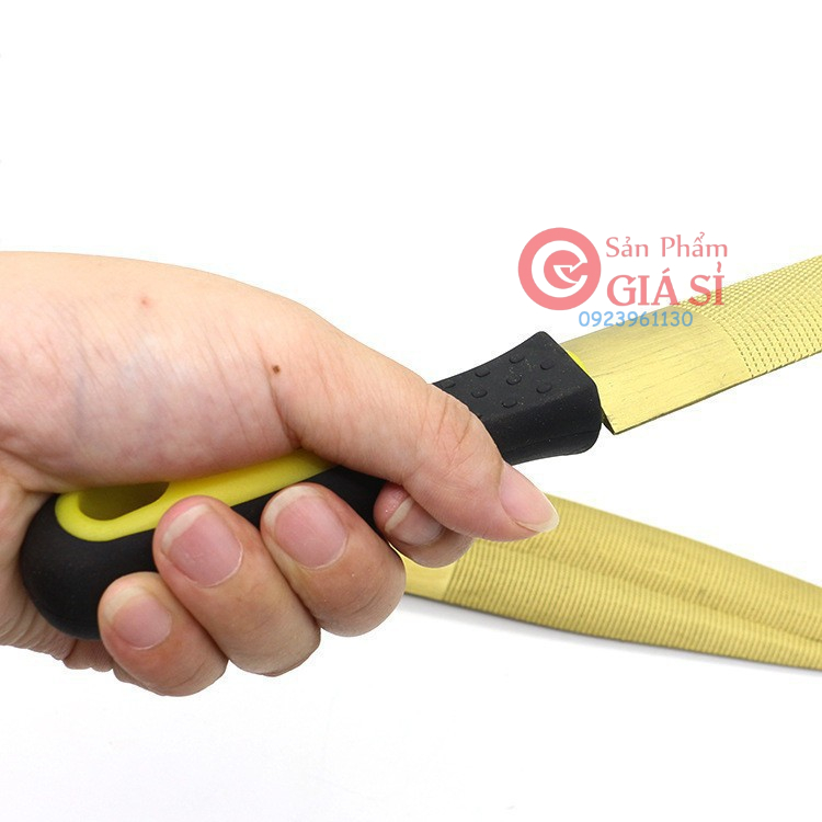Dũa bán nguyệt 8 inch-màu vàng