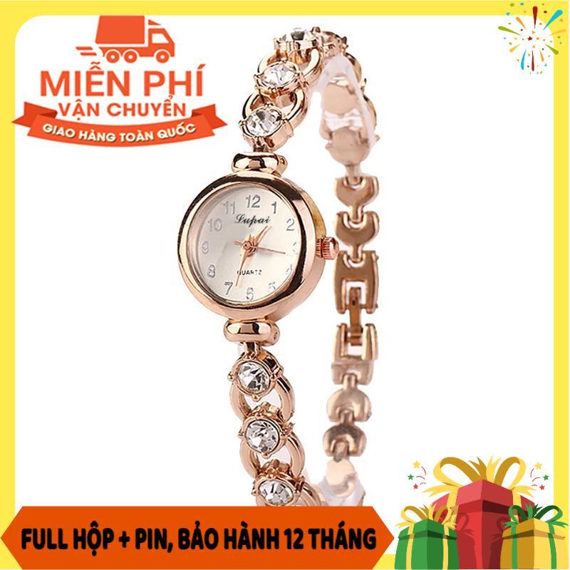 Nơi bán Đồng hồ nữ dây kim loại đính đá bắt mắt, trẻ trung, thời trang - Đồng hồ nữ - Đồng hoog nữ casual - Đồng hồ nữ đẹp - Đồng hồ nữ sang trọng - Đồng hồ nữ đính đá