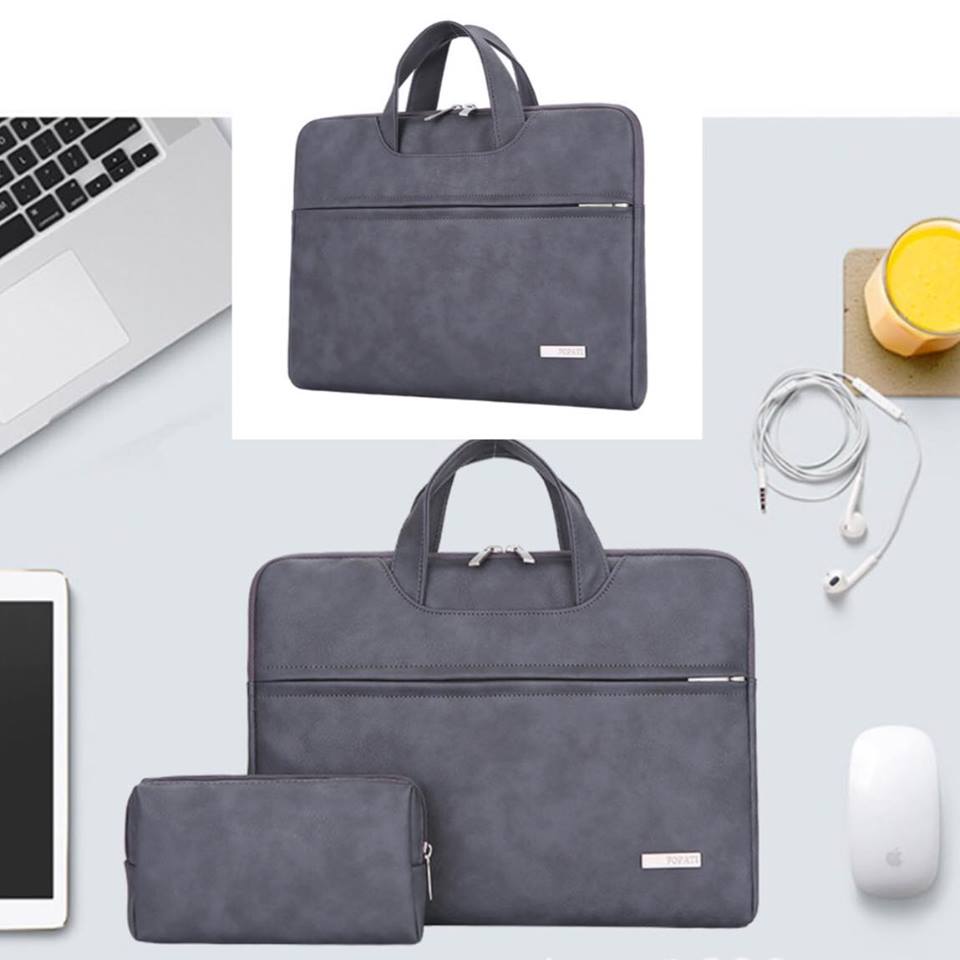 Túi xách da chống sốc cho laptop, macbook surface