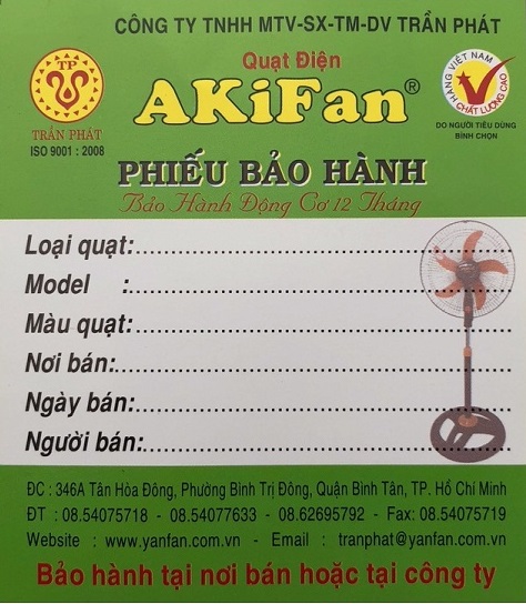 Quạt hộp AKIFAN BD300