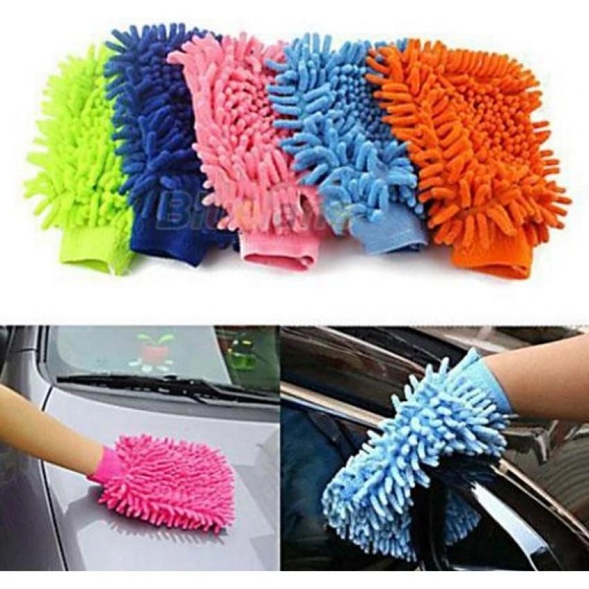 Bộ 2 găng tay lau rửa xe, vệ sinh nhà cửa