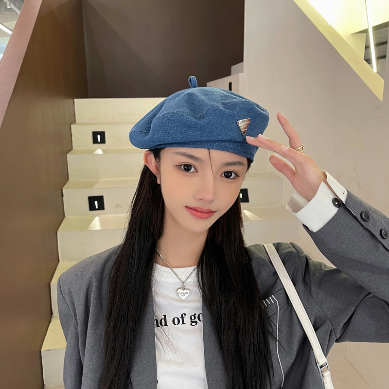 Mũ nồi jean hàn quốc