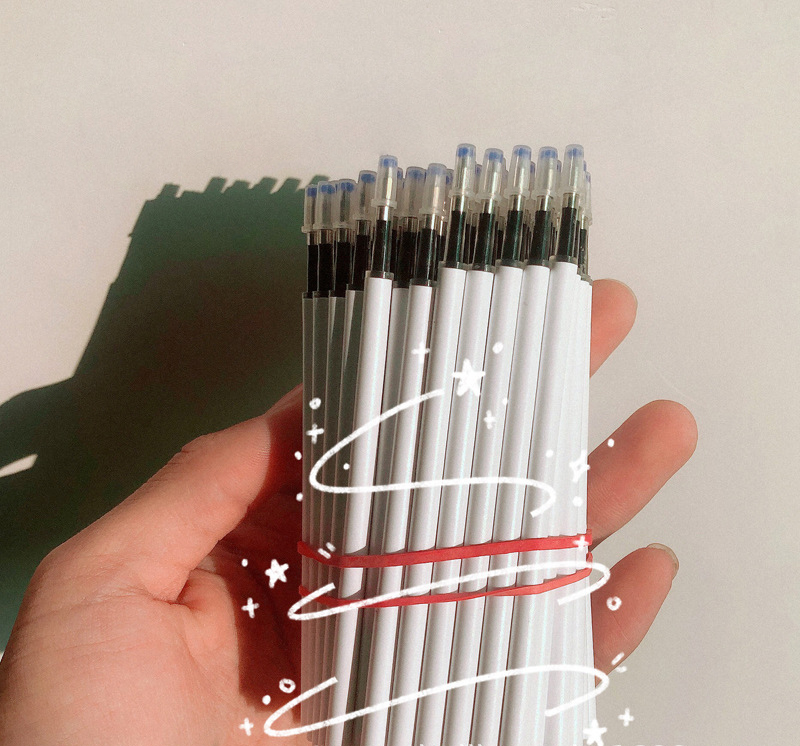 Ruột bút bi 0.5mm của bút bấm mực nước màu đen xanh đỏ duhu nb02