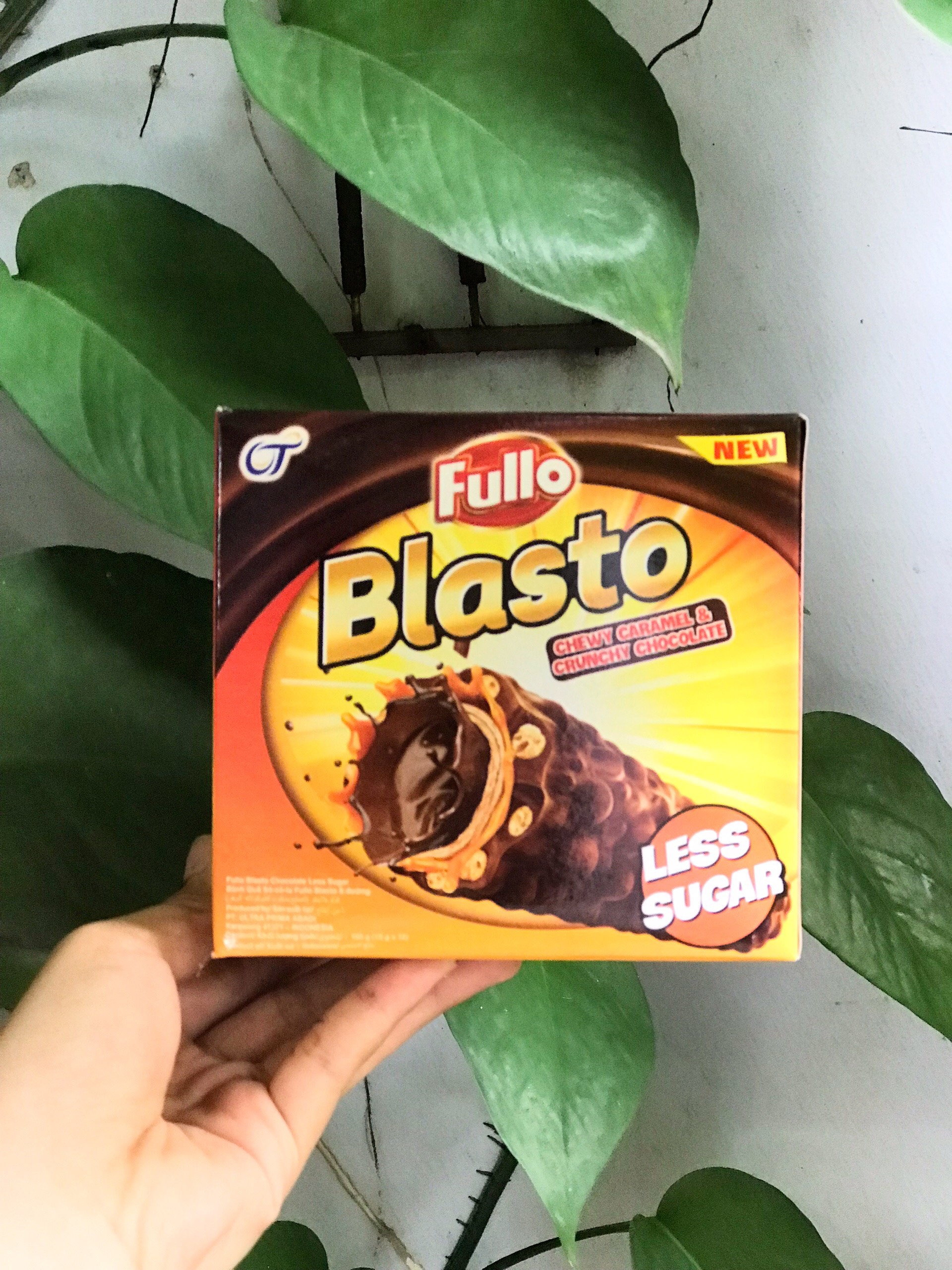 [ÍT ĐƯỜNG] Bánh Xốp Sôcôla Fullo Blasto Less Sugar (Hộp 12 cái)
