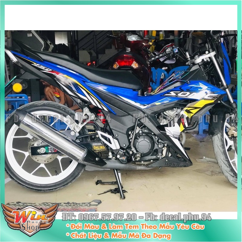 Tem rời Sonic xanh đen Đẹp