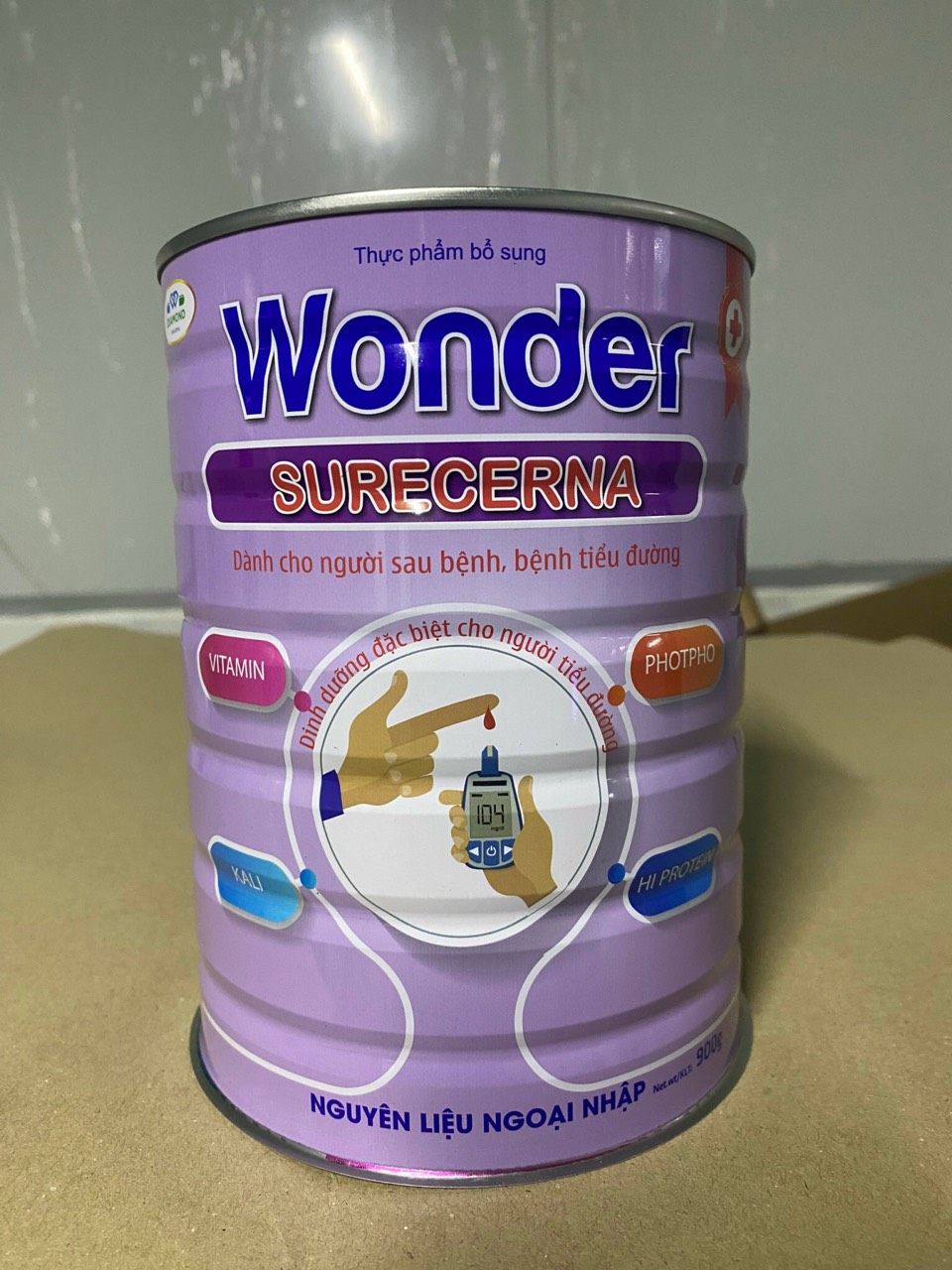 [HSD 2026, Hộp 900g] Sữa tiểu đường Wonder Surecerna.
