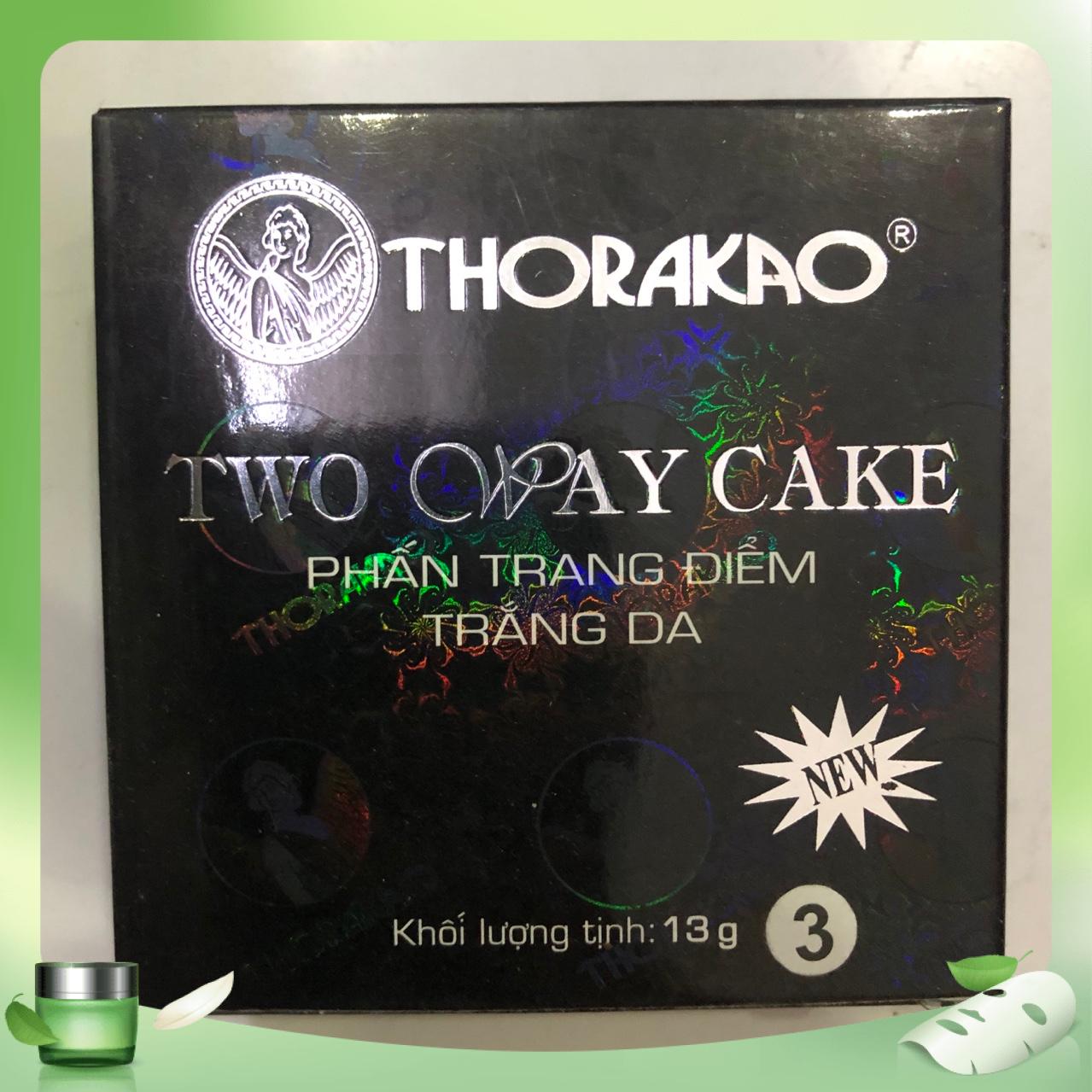 Phấn trang điểm thorakao trắng da two way cake 13g