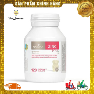 Kẹo kẽm ZinC Bio island 120 viên hỗ trợ tổng hợp protein -BEEHOUSE thumbnail
