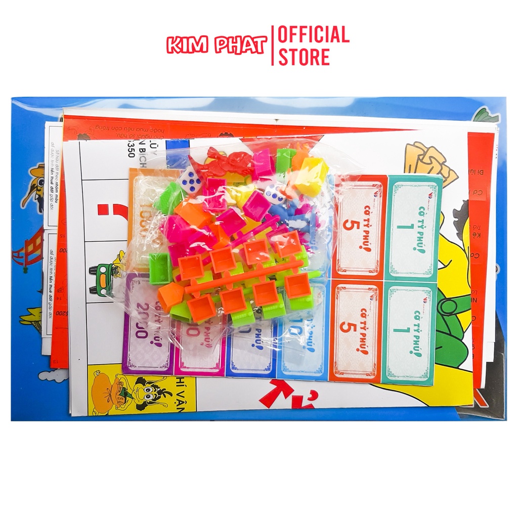 Cờ tỷ phú cỡ lớn 50 x 50 cm VP003