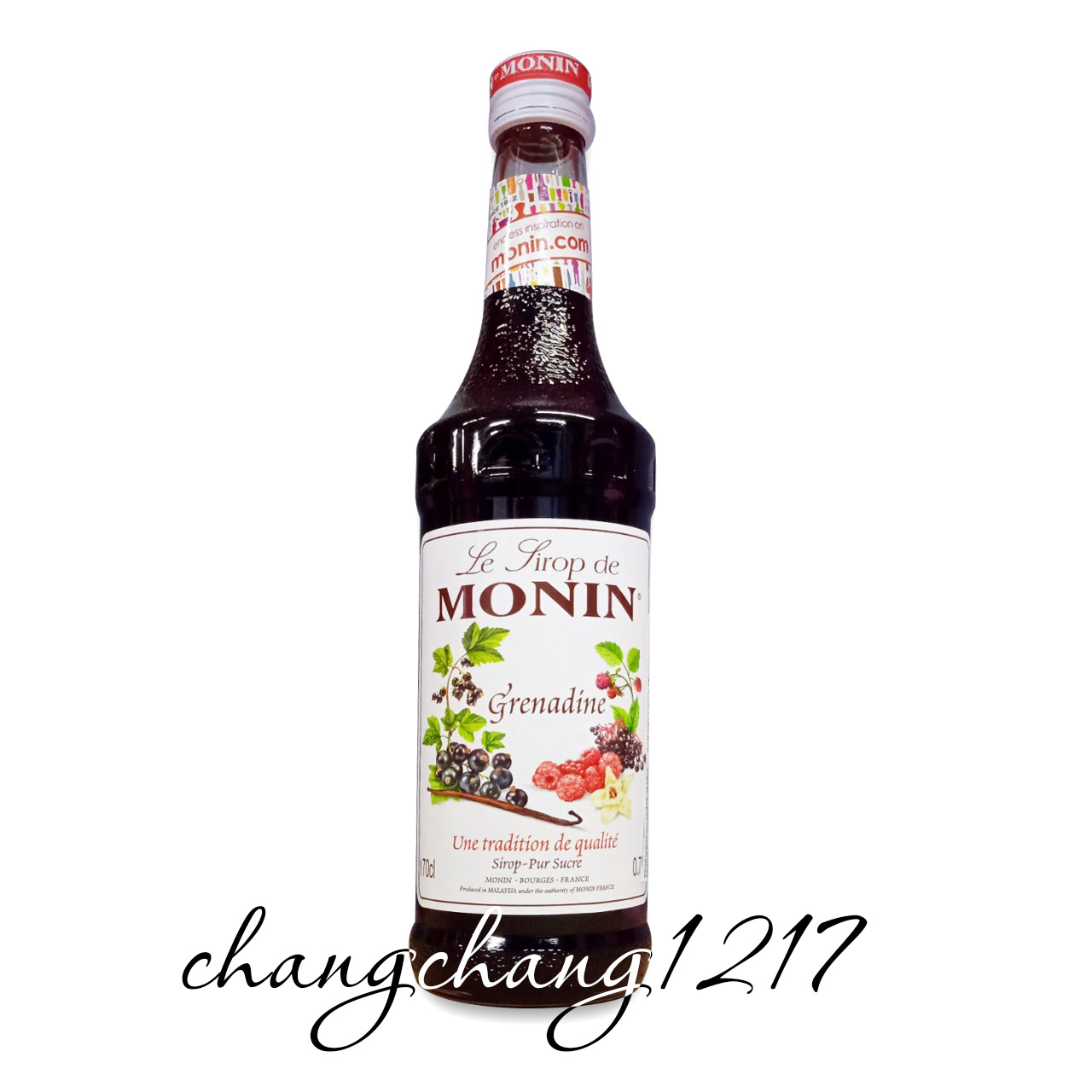 Siro Monin Chai Thủy Tinh Mùi Lựu Chai 700ml