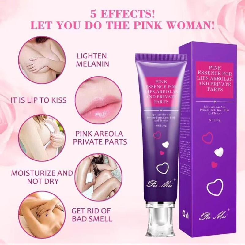 Kem làm hồng môi,nhũ hoa,vùng kín PINK ESSENCE FOR LIPS