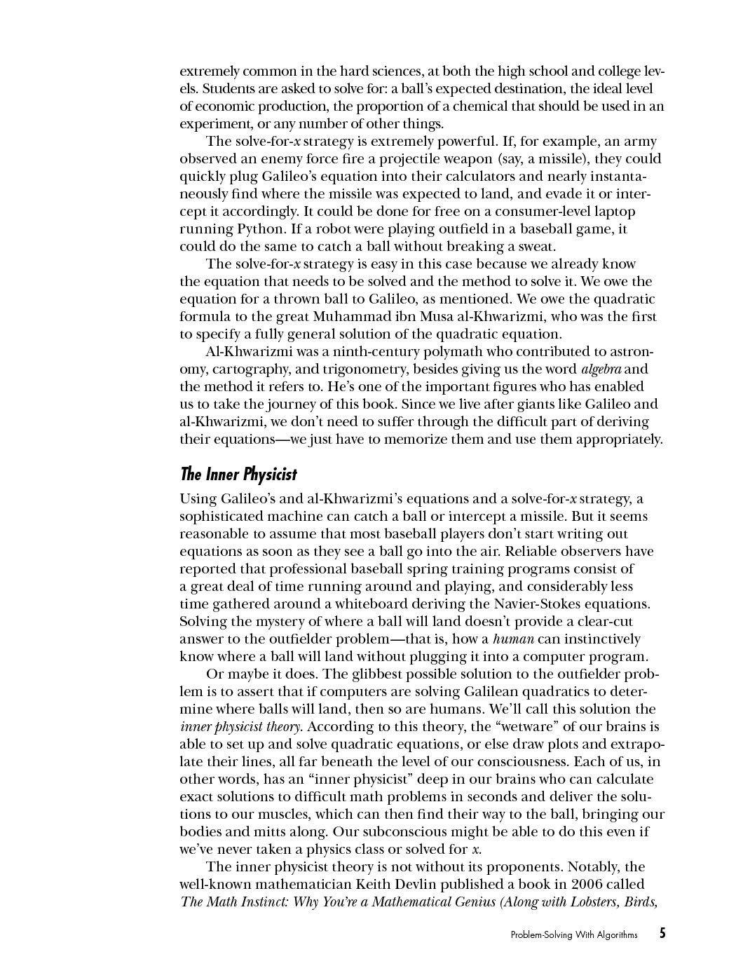 Dive Into Algorithms