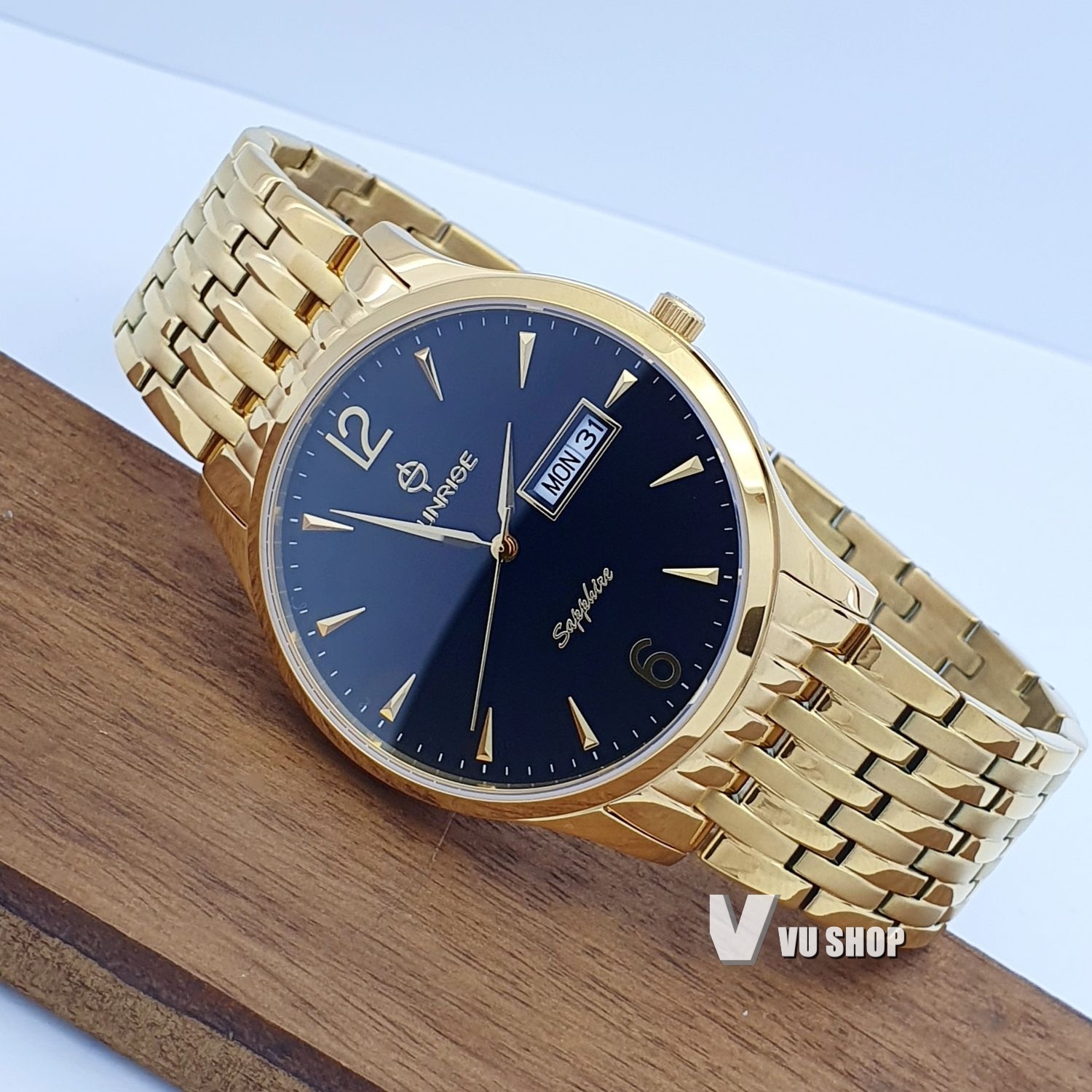 Sunrise Men's Watch DM778SWA Sapphire Glass