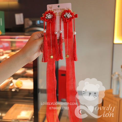 Combo 2 kẹp tóc cổ trang cho bé gái(nhiều mẫu)