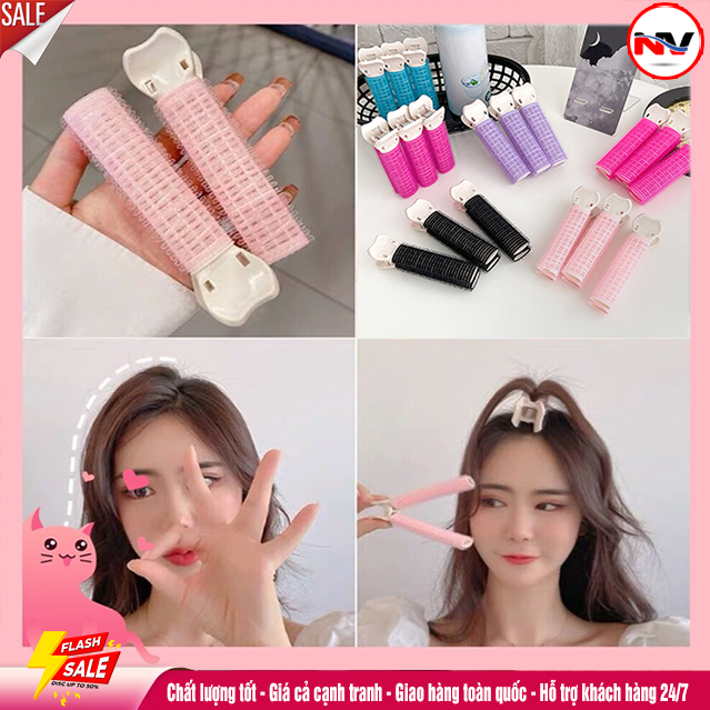 [Mới] Lô Uốn Tóc Phồng Chân Tóc Dạng Kẹp Mỏ Vịt Độc Đáo
