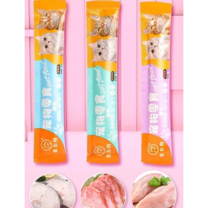 Súp thưởng cho mèo đầy đủ dinh dưỡng giá rẻ thanh 15g | Soup thưởng shizuka | Soup thưởng cat food | Borupet – No Brand – top1shop