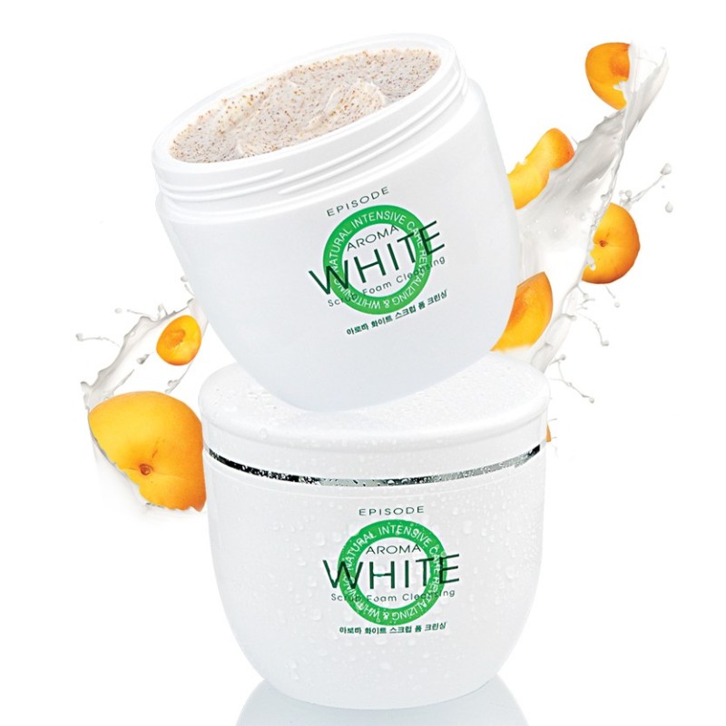 Sữa tắm cát trắng Aroma White Scrub Foam