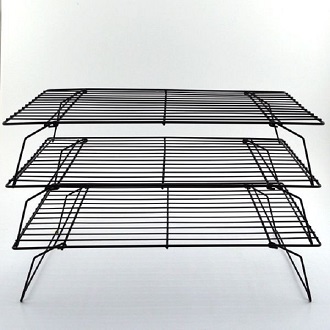 Rack hong bánh 3 tầng màu đen