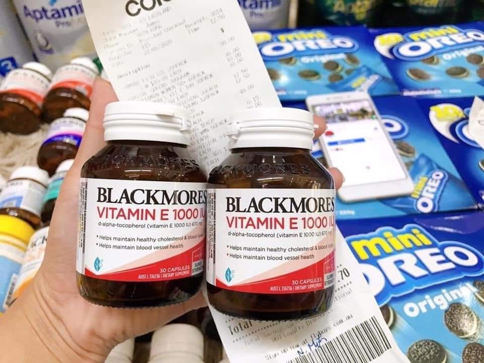 Vitamin E Blackmores - hàm lượng 1000IU