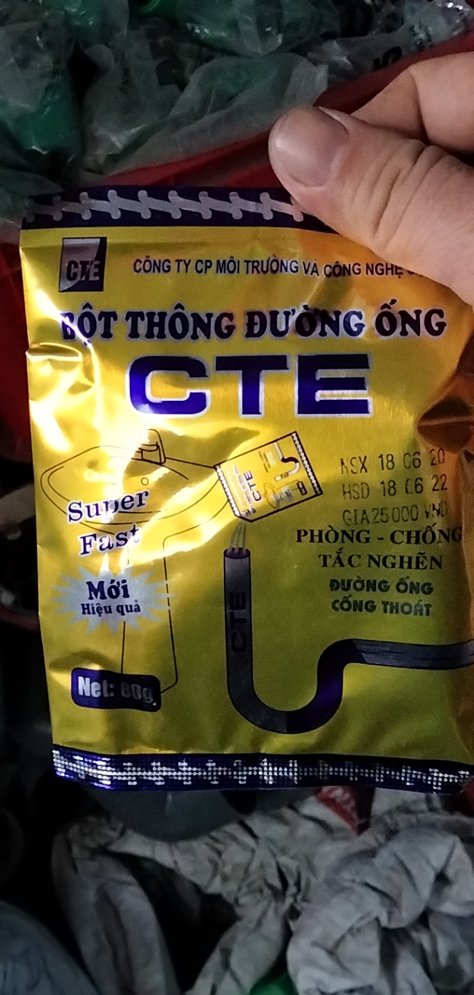 bột thông cống CTE