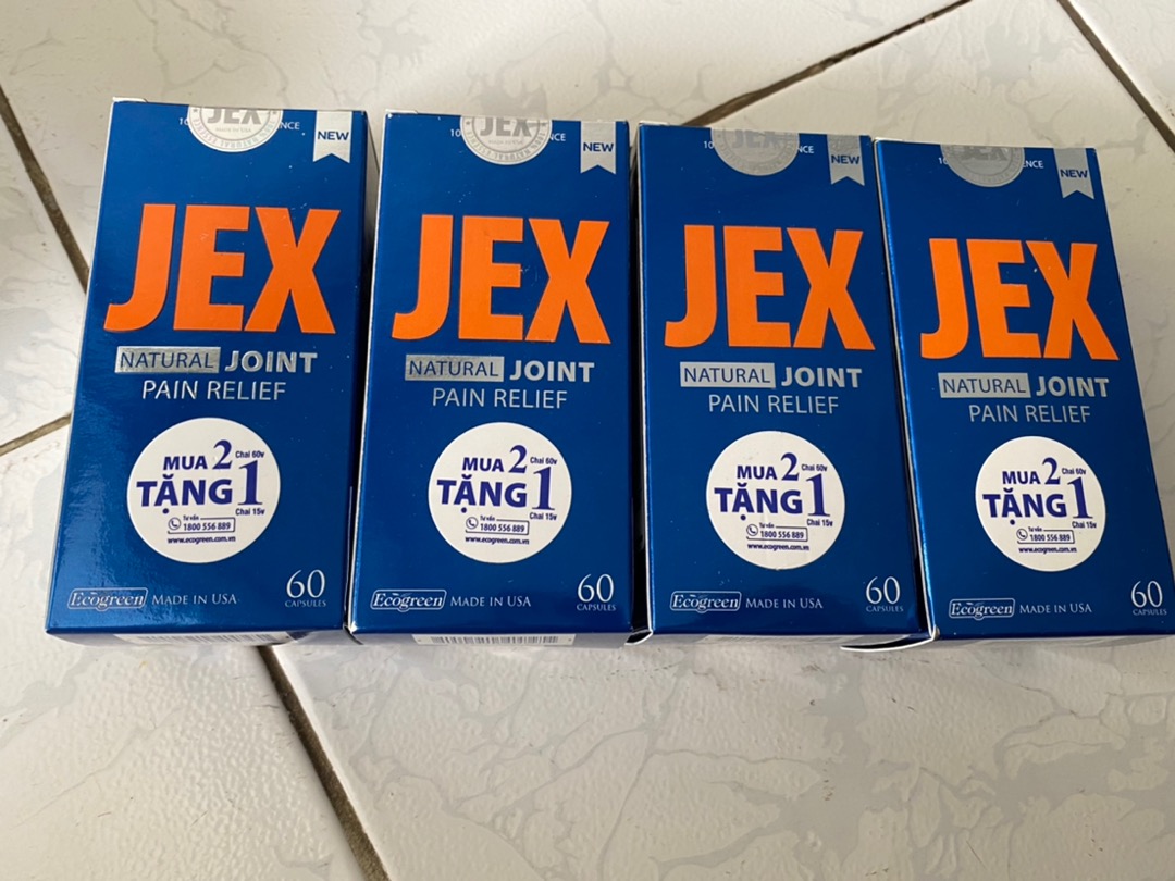 Jex natural joint pain relief 60 viên