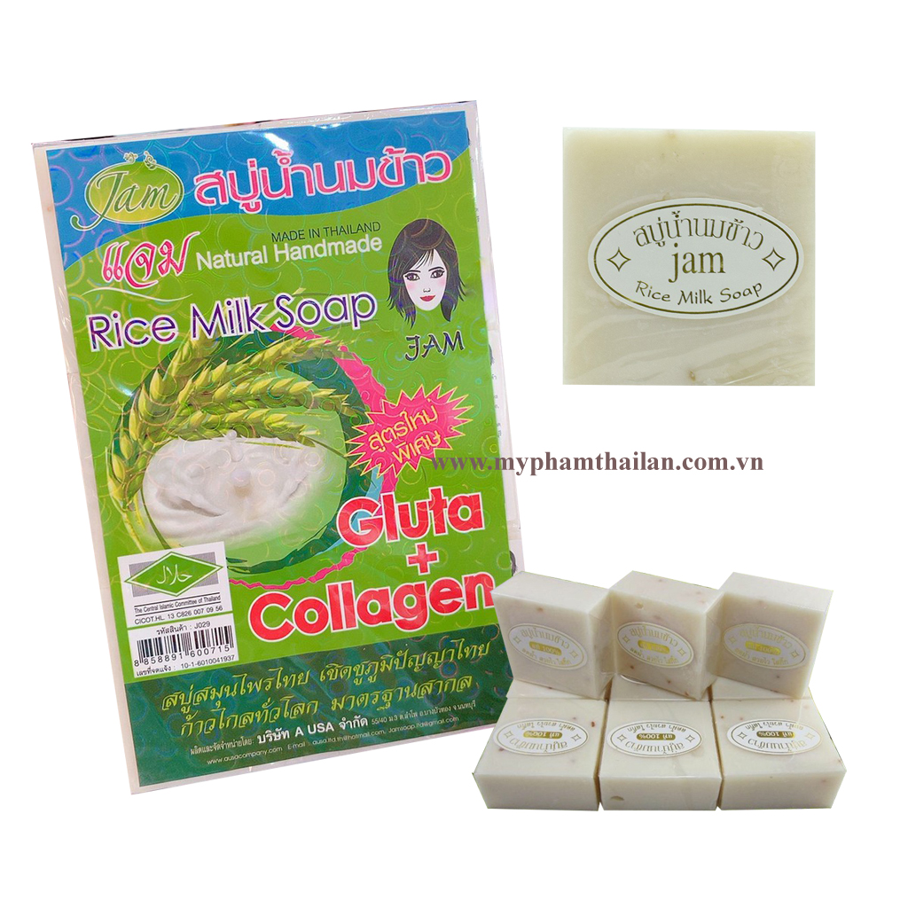 Xà phòng cám gạo Thái Lan (12 cục/ lốc )
