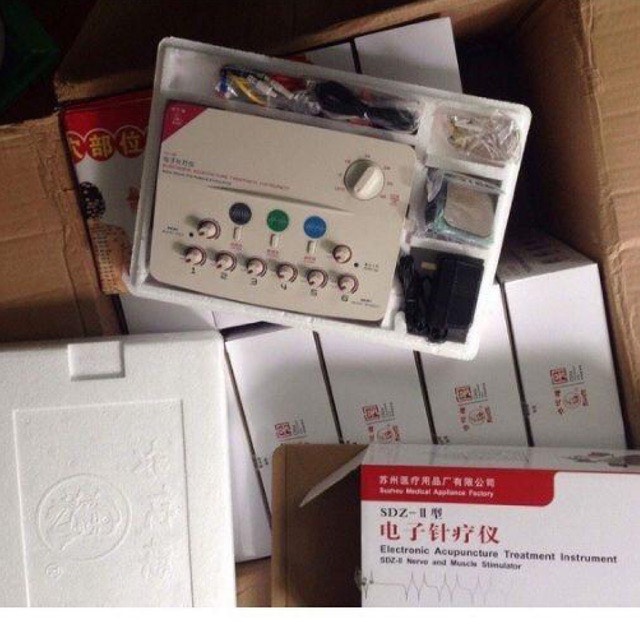 MÁY ĐIỆN CHÂM ( CHÂM CỨU ) HOA ĐÀ HWATO SDZ II ĐỎ NEW