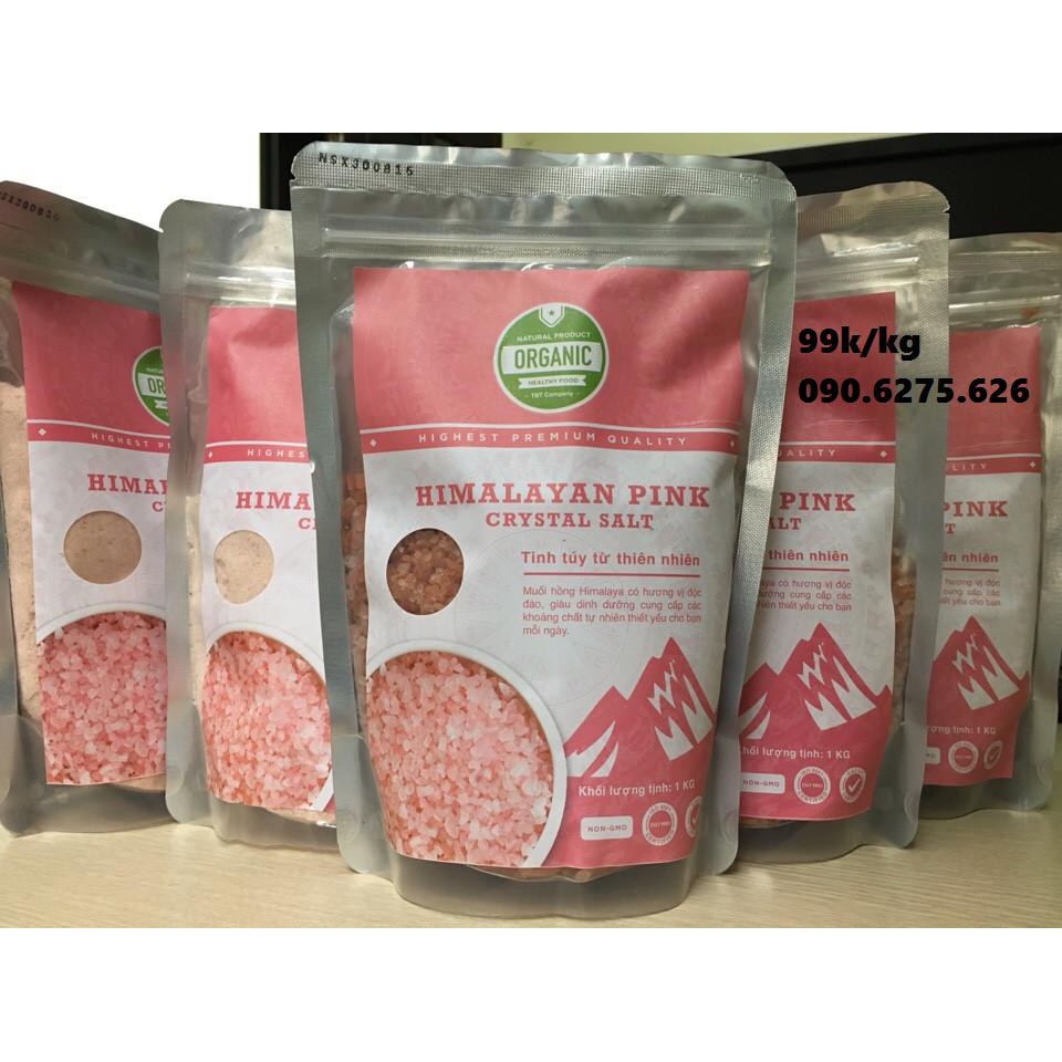 Muối hồng Himalaya 500g [hat dinh duong]