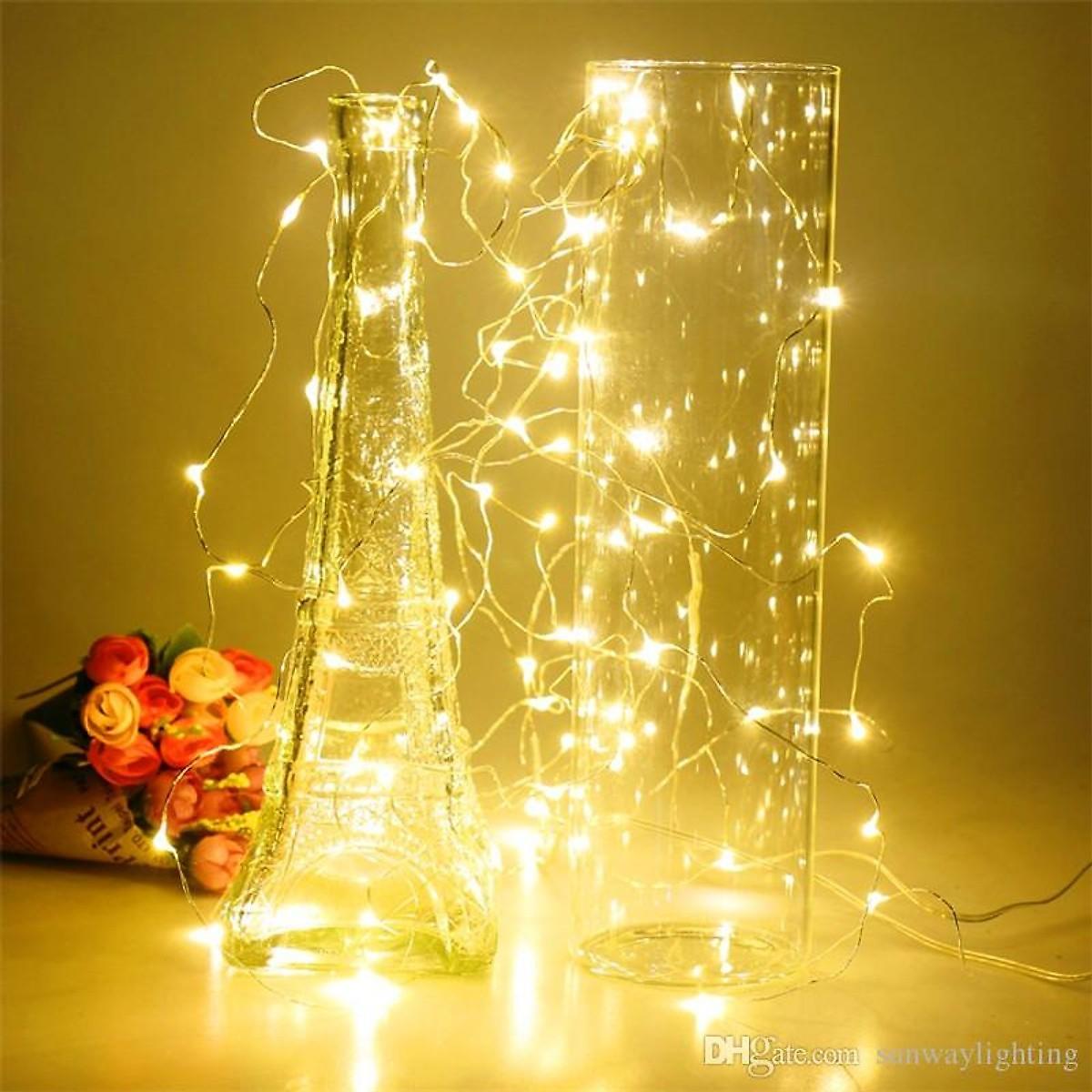 Dây đèn Fairy Light đom đóm chipsbling 10 mét dùng pin AA