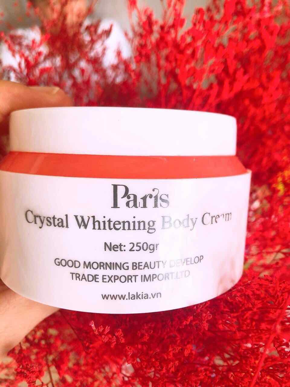 Kem body paris crystal whitening body cream 250g - 2749