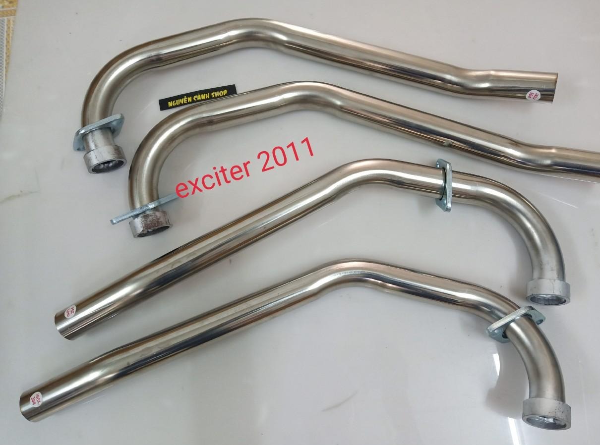 Cổ pô xe exciter 135 2011 inox 304 phi 32mm sản phẩm như hình