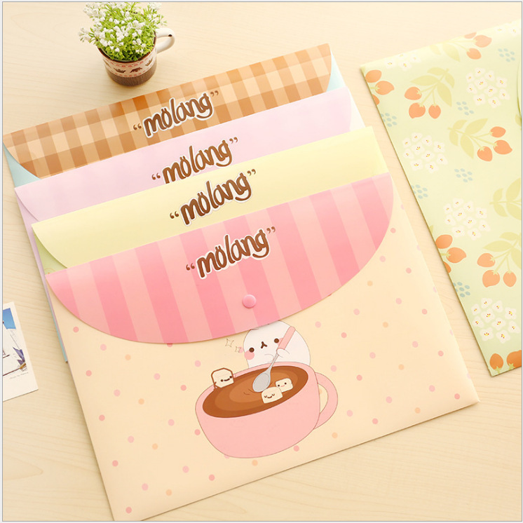 Túi đựng tài liệu A4 Molang
