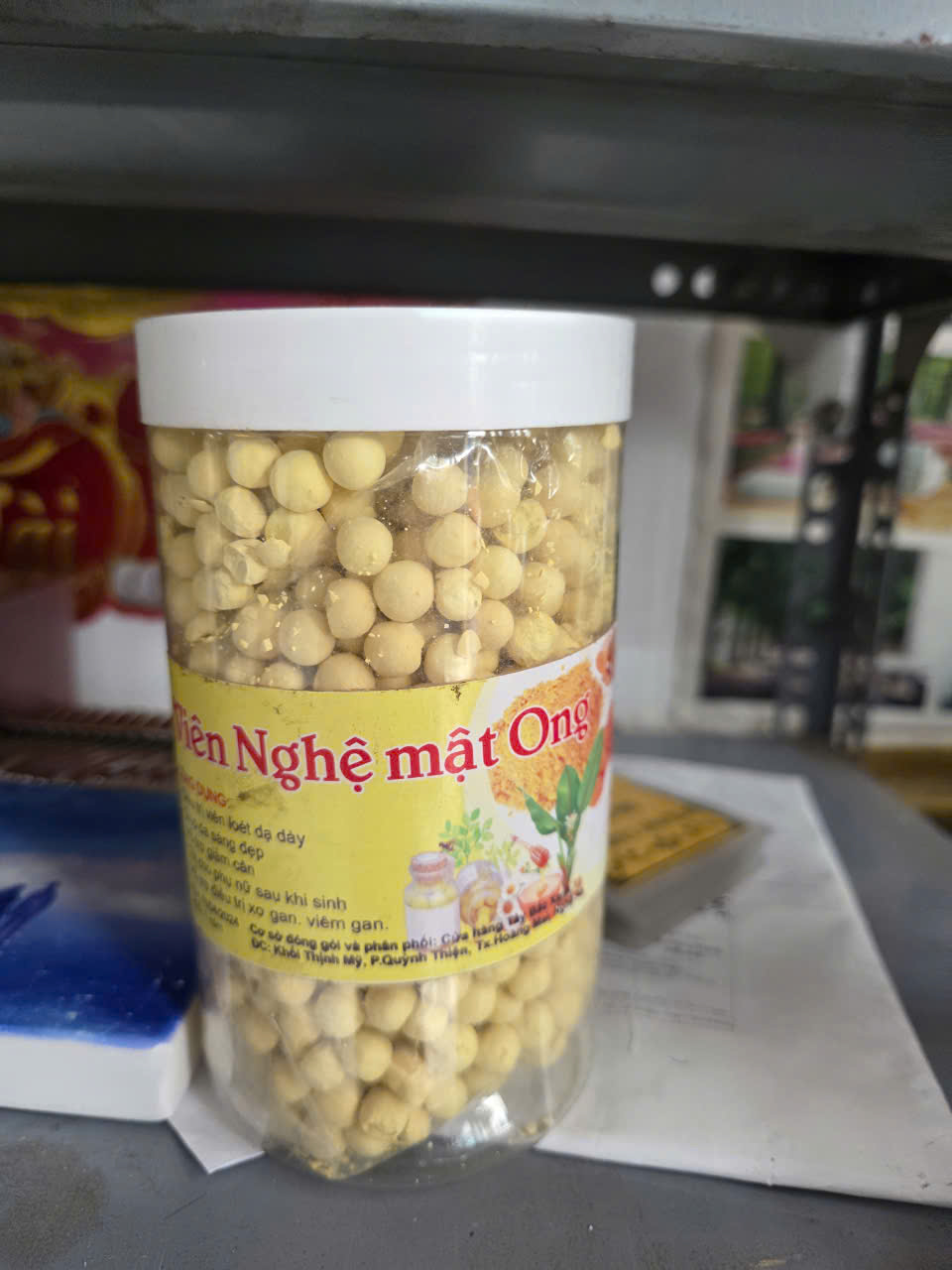 HỘP VIÊN MẬT ONG NGHỆ MẬT ONG 0.5 KÍ