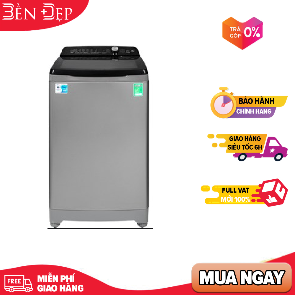 [TRẢ GÓP 0%] Máy giặt Aqua 10 Kg AQW-FR100ET W  (Giá áp dụng giao tại HN, HCM& các tỉnh liên hệ shop)