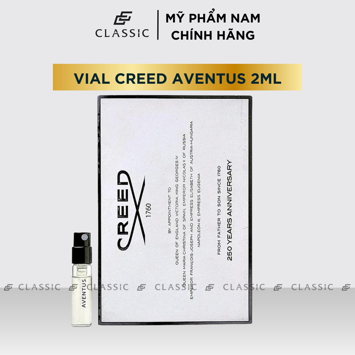 Nước hoa Vial Creed Aventus For Men EDP 2ml