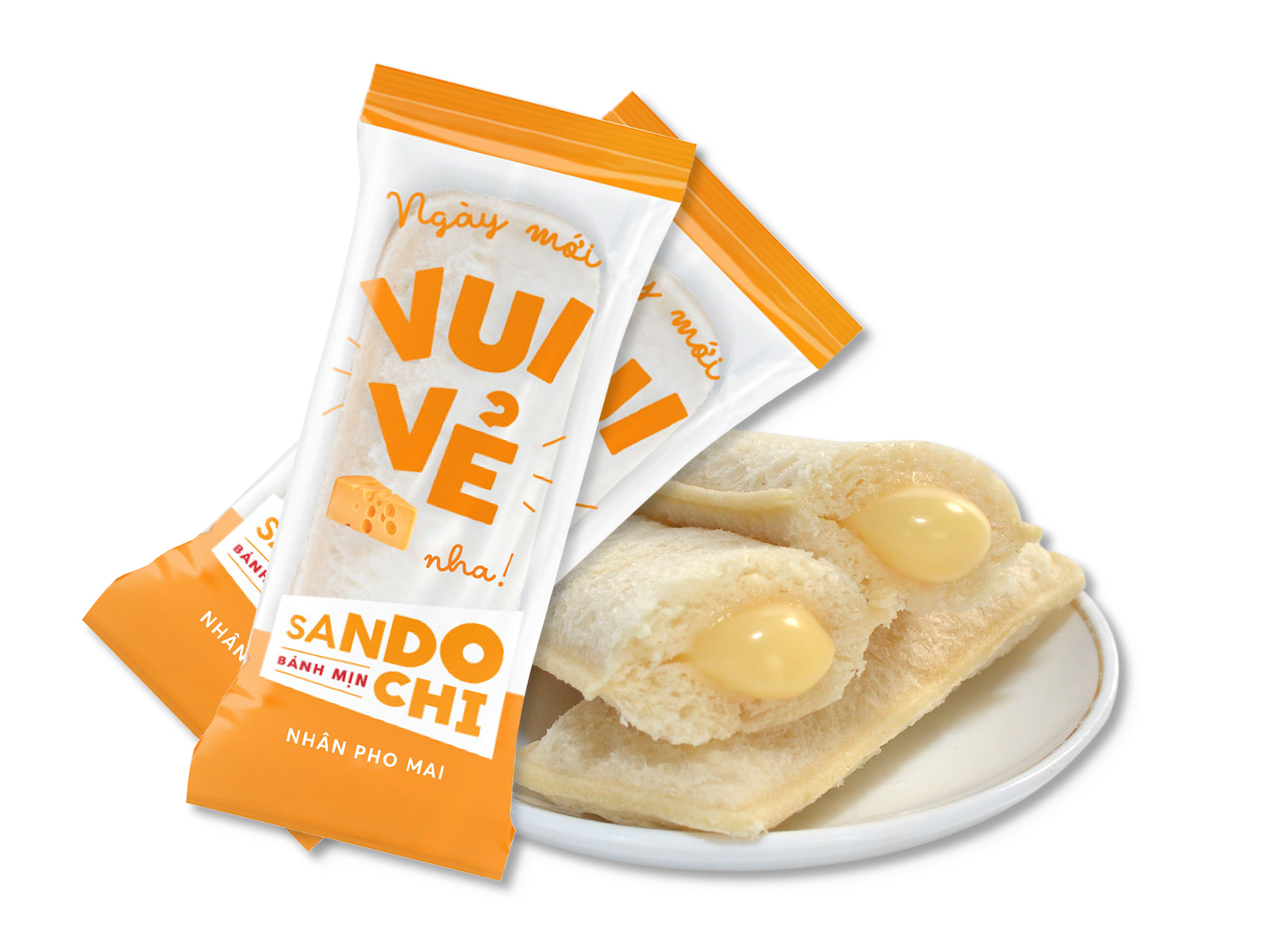 Bánh Sandochi vị Phomai Bảo Minh 100g (Bánh Mịn)