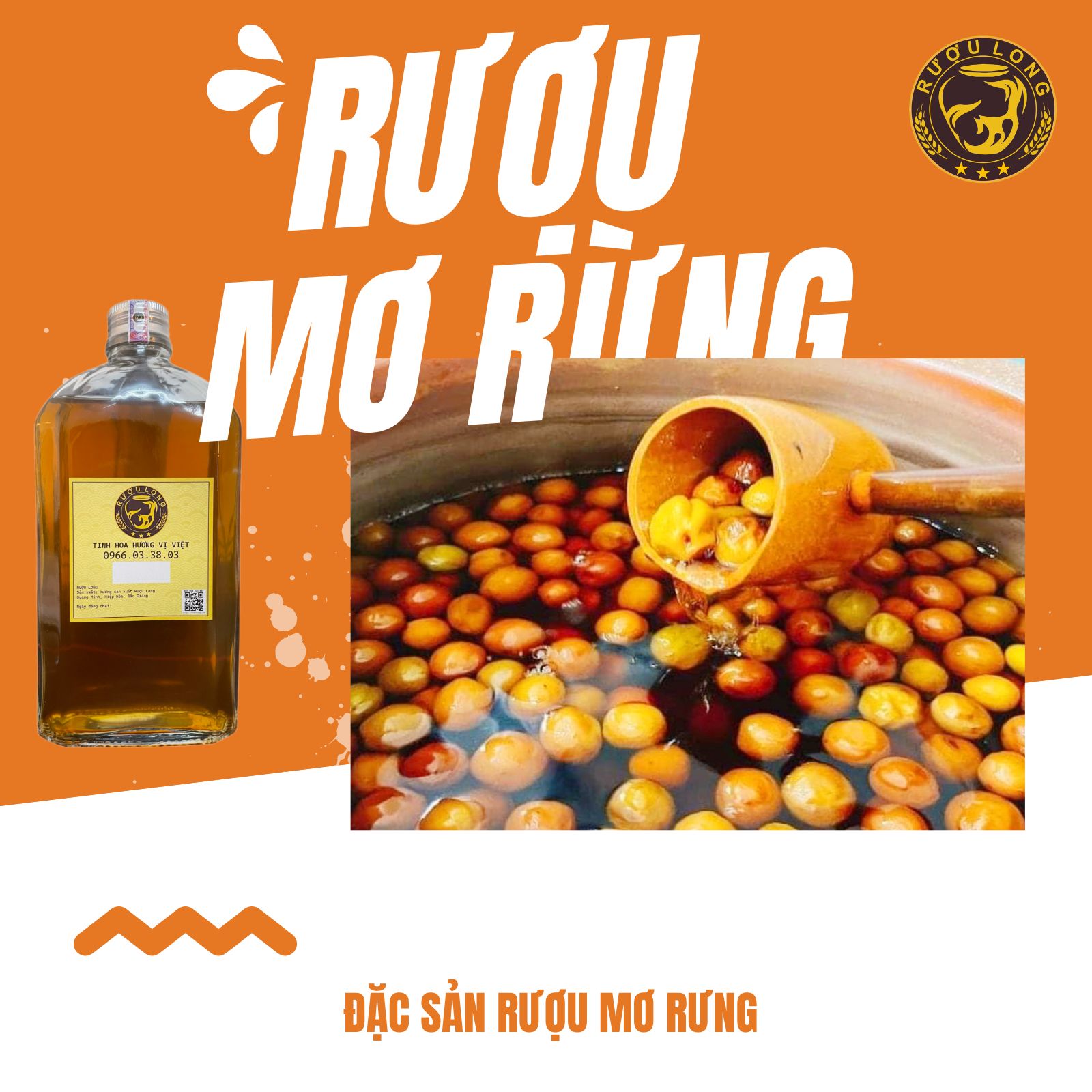 Rượu ngâm trái Mơ Rừng, hạ thổ
