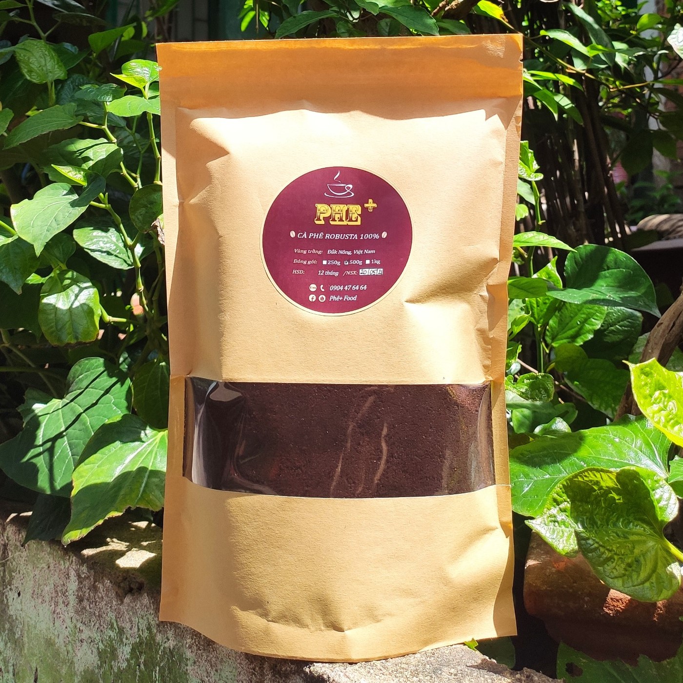 Cà Phê Robusta [PHE+] 1kg- 100% Nguyên Chất Đắk Nông