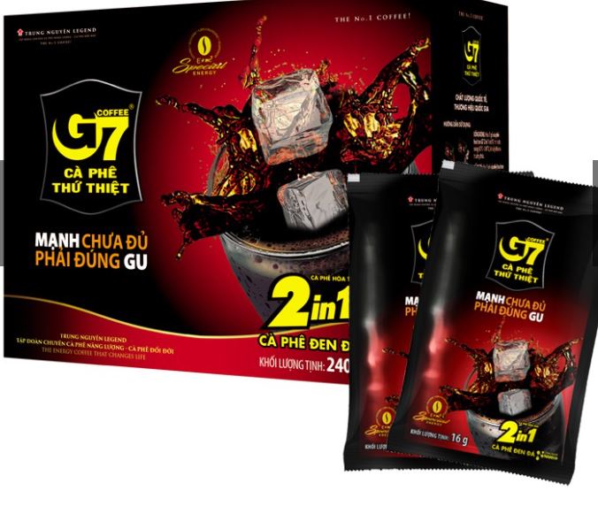 Cafe G7 2in1 đen đá
