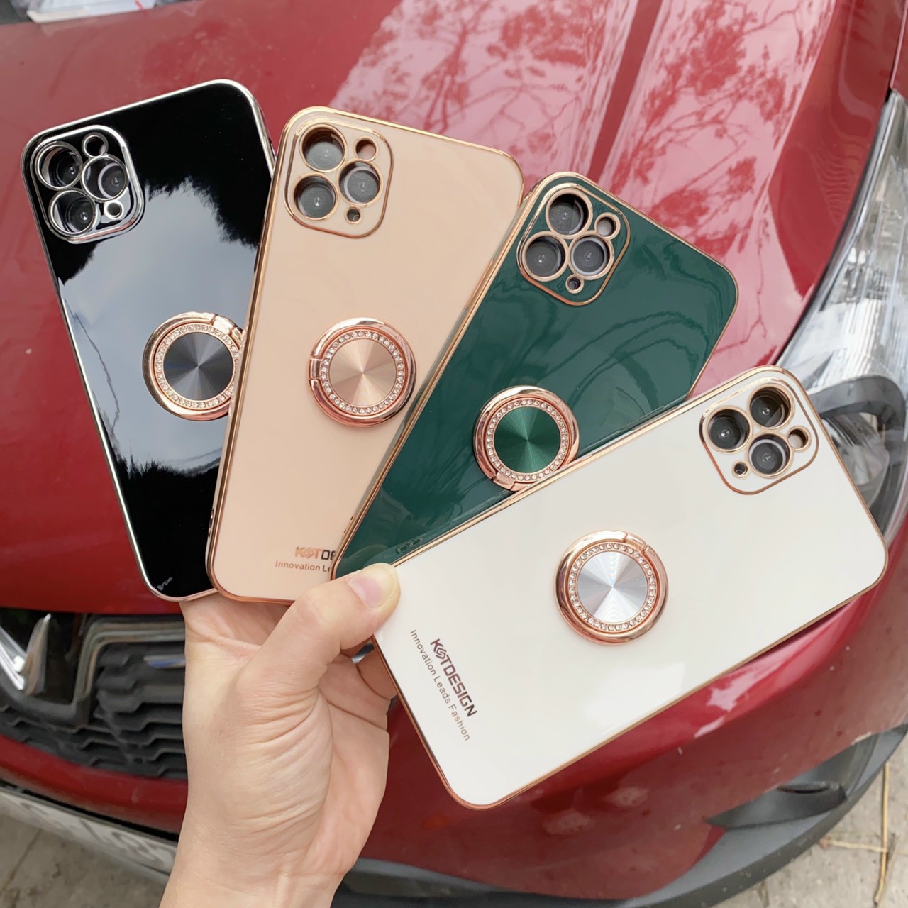 Ốp viền mạ si KST dẻo gắn Iring