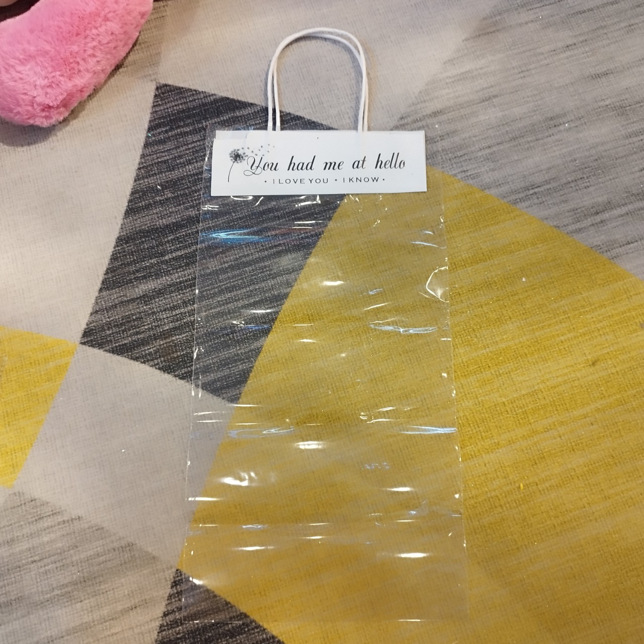 Transparent bags for fresh flowers, wax flowers, multiple sizes super nice
