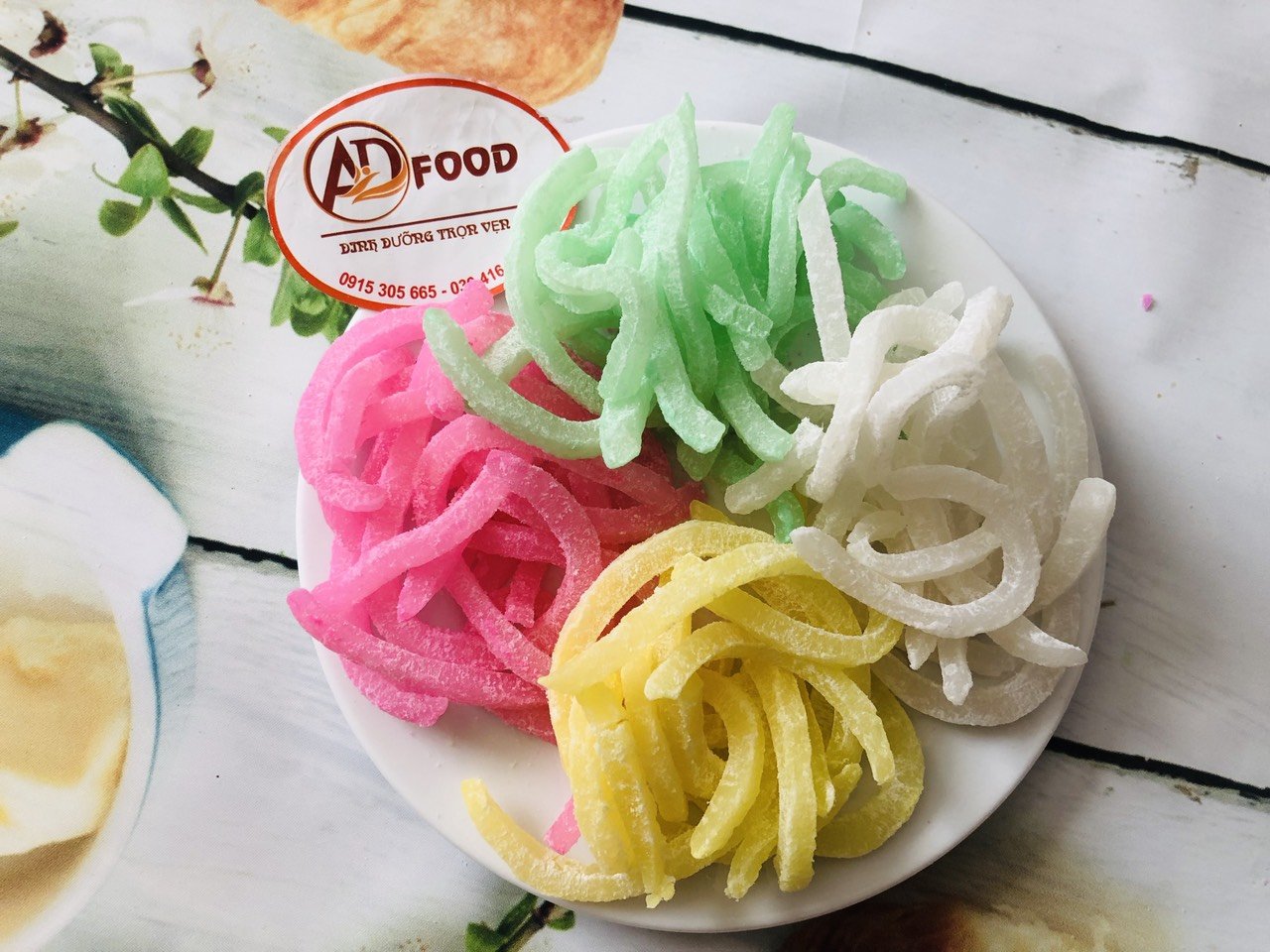 Mứt dừa non dạng sợi gói 500g