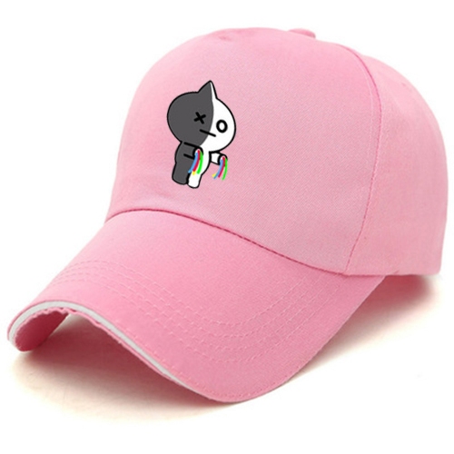 [HCM]Nón lưỡi trainón kết BT 21 BTS màu hồng