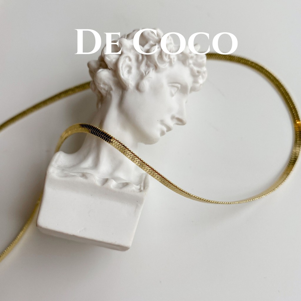 Vòng cổ choker màu vàng gold Decoco decoco.accessories