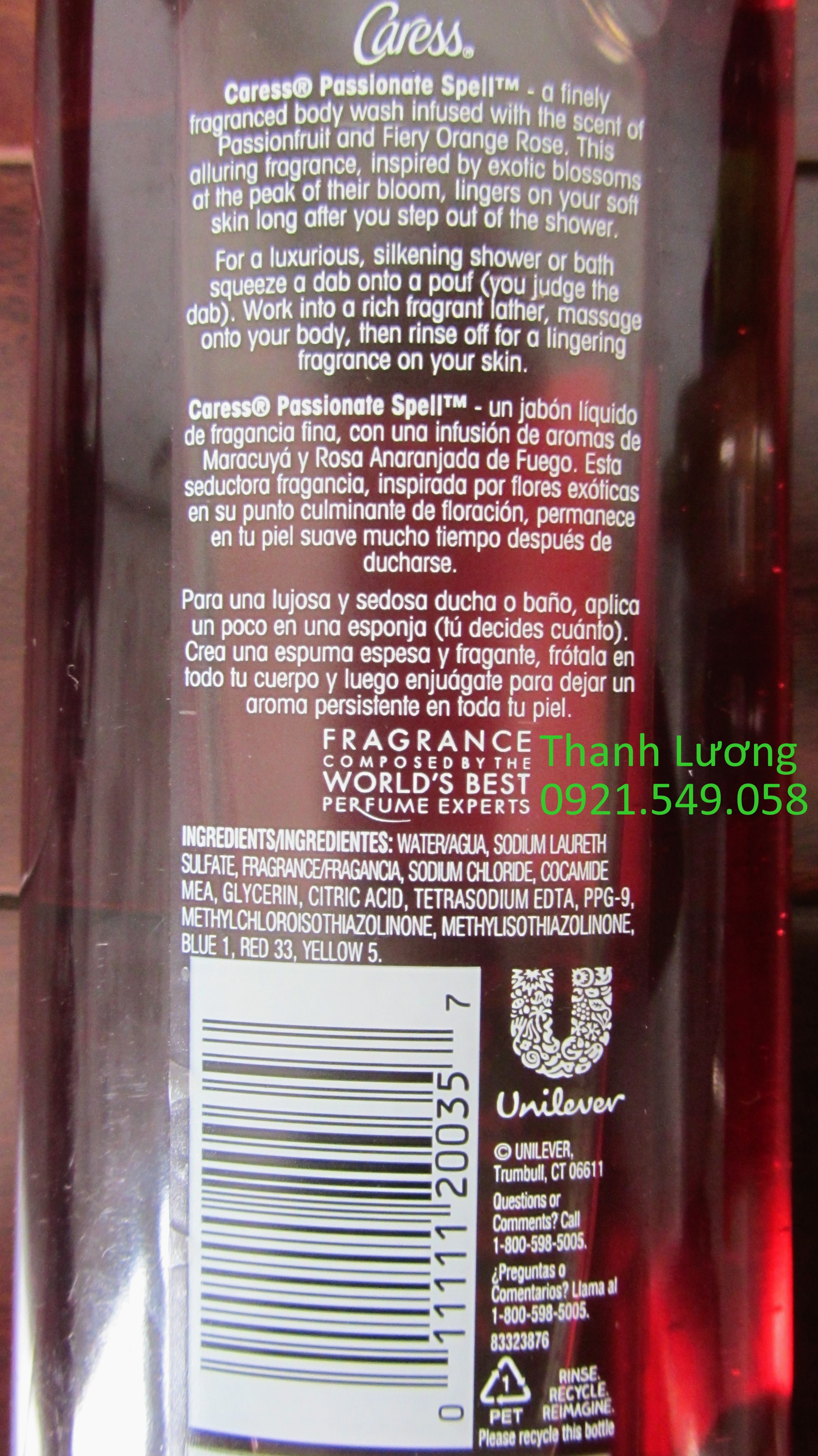 Sữa tắm nước hoa Caress (532ml) - USA