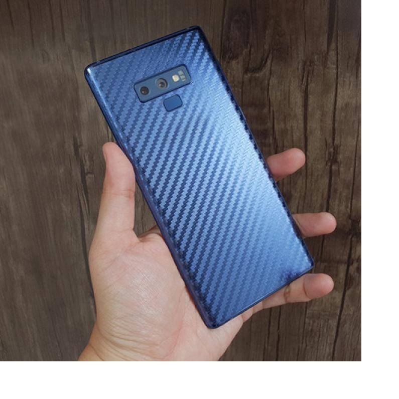 Bộ 3 tấm dán lưng mặt sau vân Carbon 3D trong suốt cho điện thoại Samsung Note 9